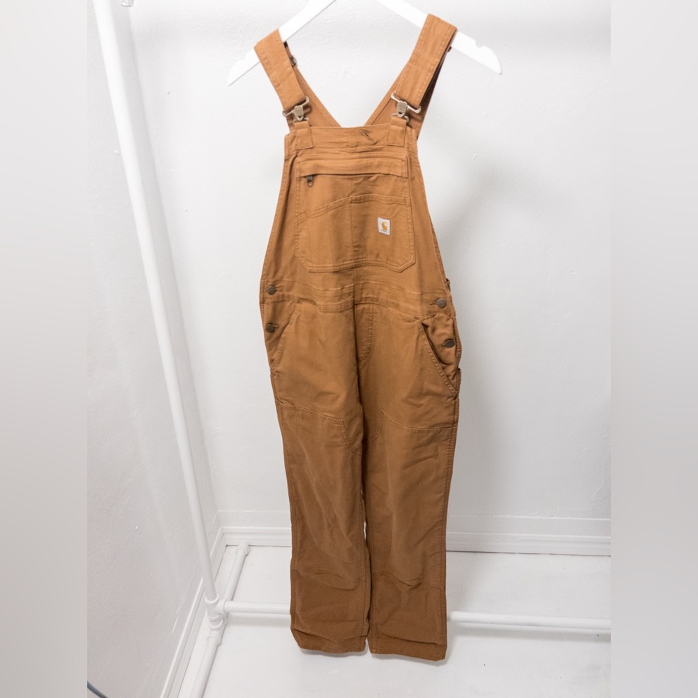 Carhartt Women's Brown Loose Fit Overalls